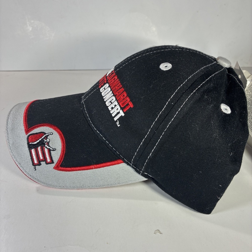 Dale Earnhardt 2003 Tribute Concert Hat Cap Adult Black Adjustable Chase NEW - Picture 2 of 6